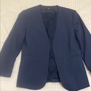 Theory Blue Sport Coat Modern Cut
